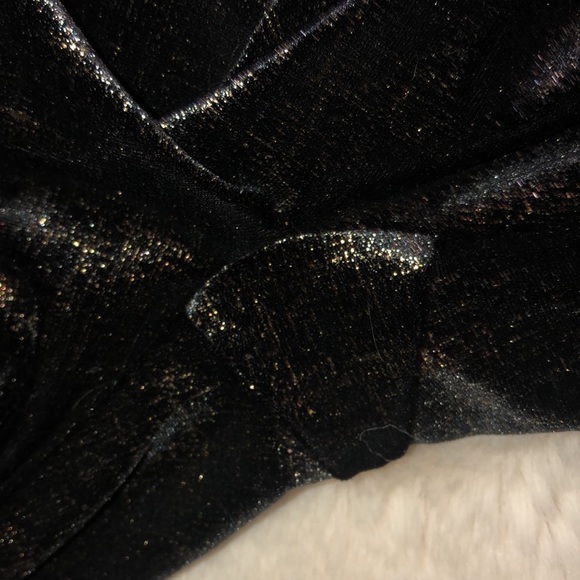 NWOT Spanx Black & Gold Shine Leggings size small - Picture 8 of 8